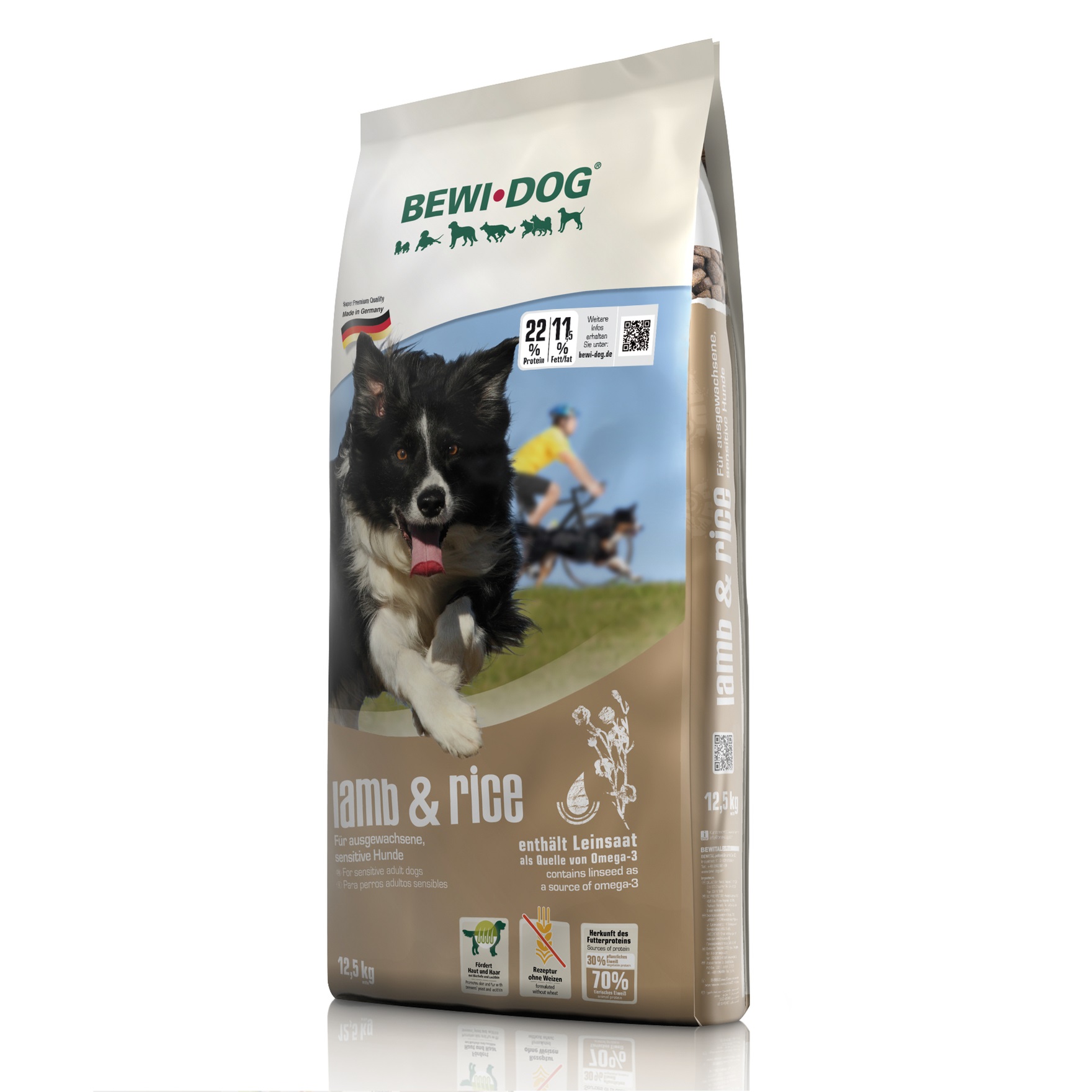BEWI DOG Janjetina&riža 12,5kg