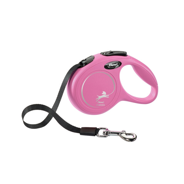 FLEXI New classic XS traka 3 m roza
