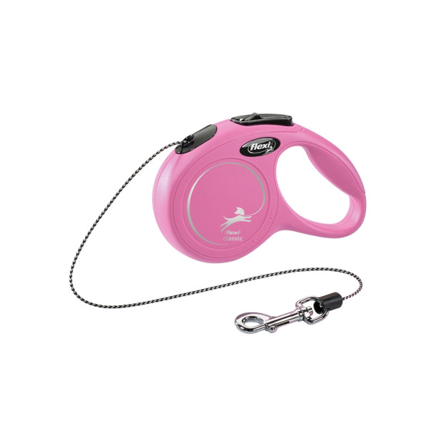 Flexi NEW CLASSIC XS uže 3m roza