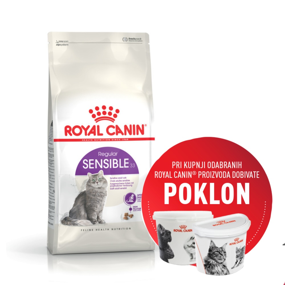 Royal Canin FHN Sensible 2kg + spremnik
