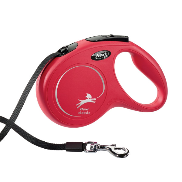 Flexi NEW CLASSIC M traka 5 m crvena