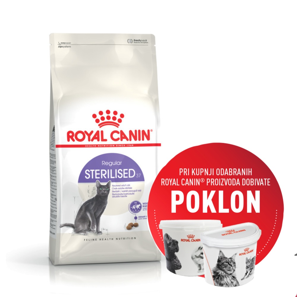 Royal Canin FHN Sterilised 2kg + spremnik