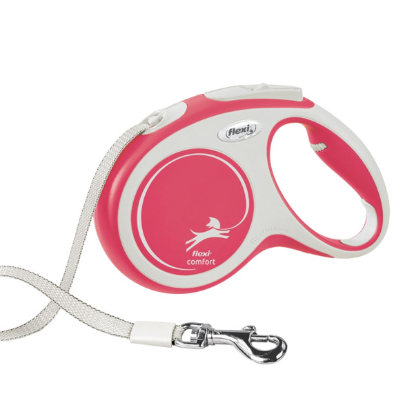 Flexi New Comfort M traka 5 m crvena