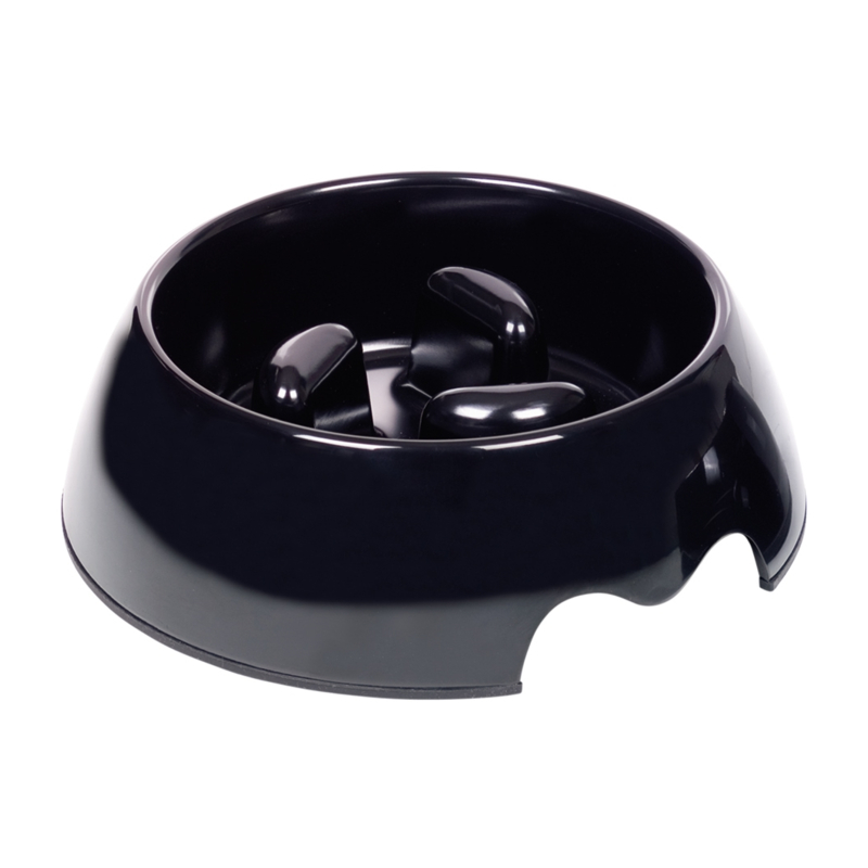 NOBBY Posuda za sporije hranjenje crna 750ml