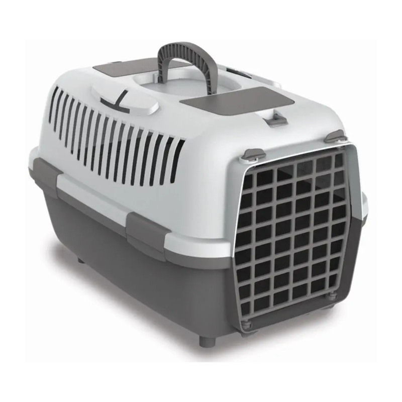 PETMAX NOMADE 2 transporter sivi 55x36x35