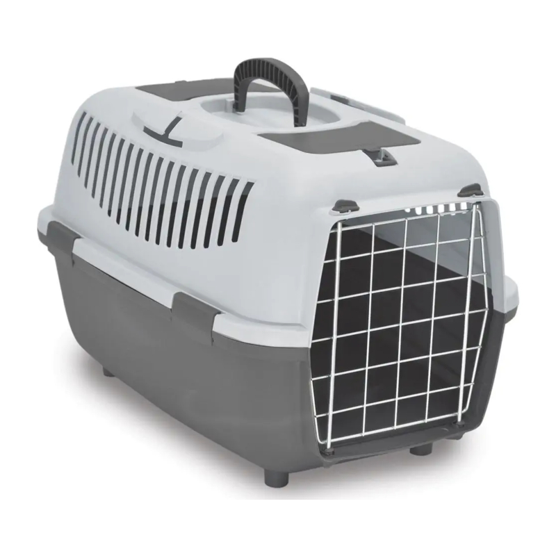 PETMAX NOMADE LUX 2 transporter sivi 55x36x35cm