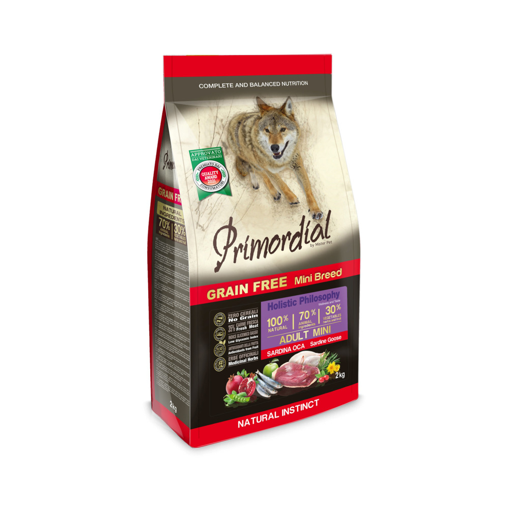 Primordial Mini sardina&guska 2kg