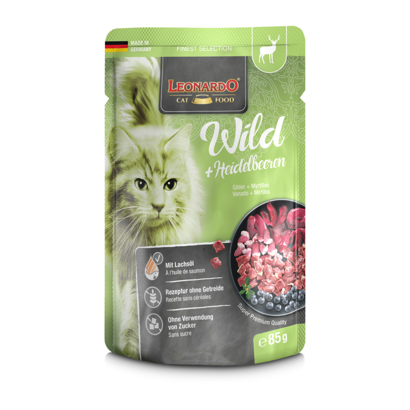 LEONARDO Divljač+borovnice 85g