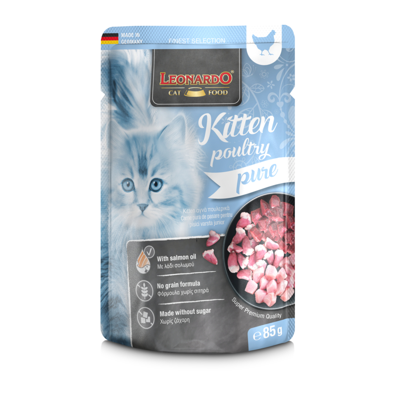 LEONARDO Kitten perad 85g