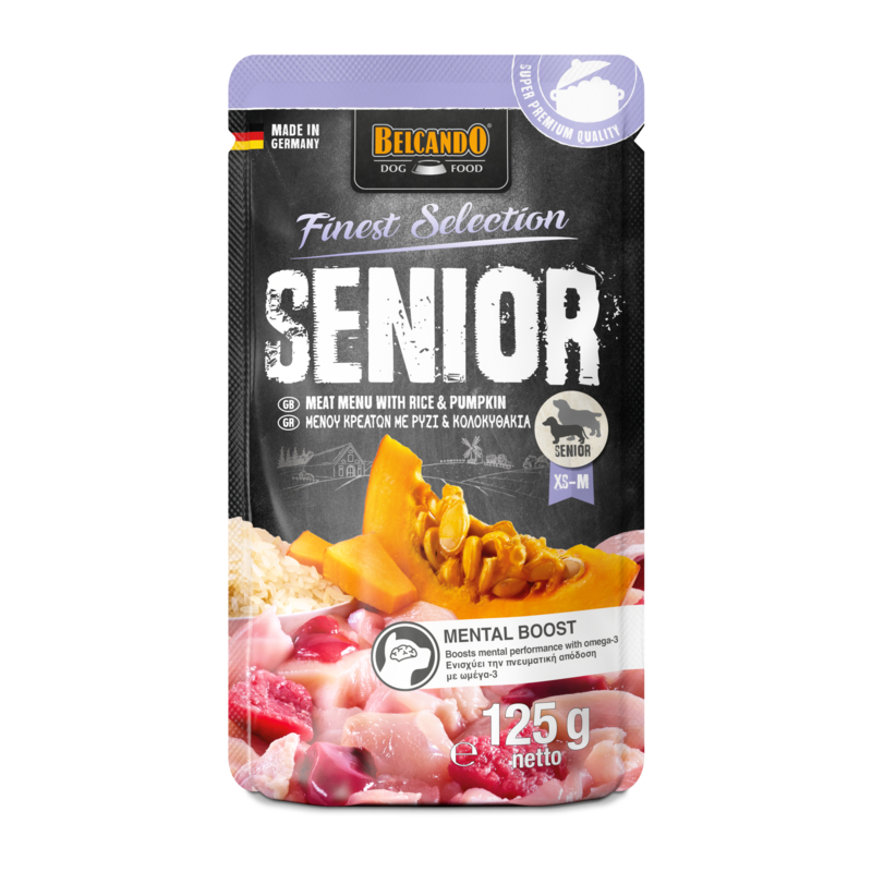 BELCANDO Senior Meat meni riža&bundeva 125g