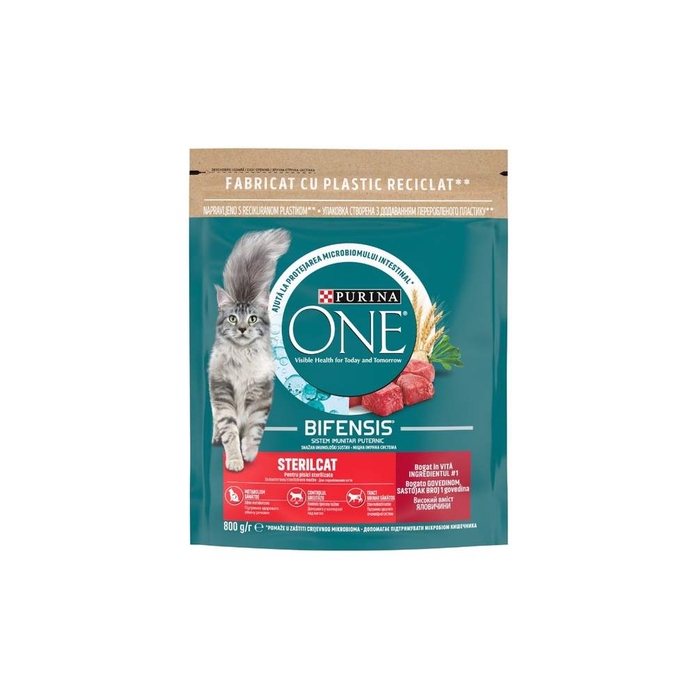 Purina ONE Sterilcat meso 800g