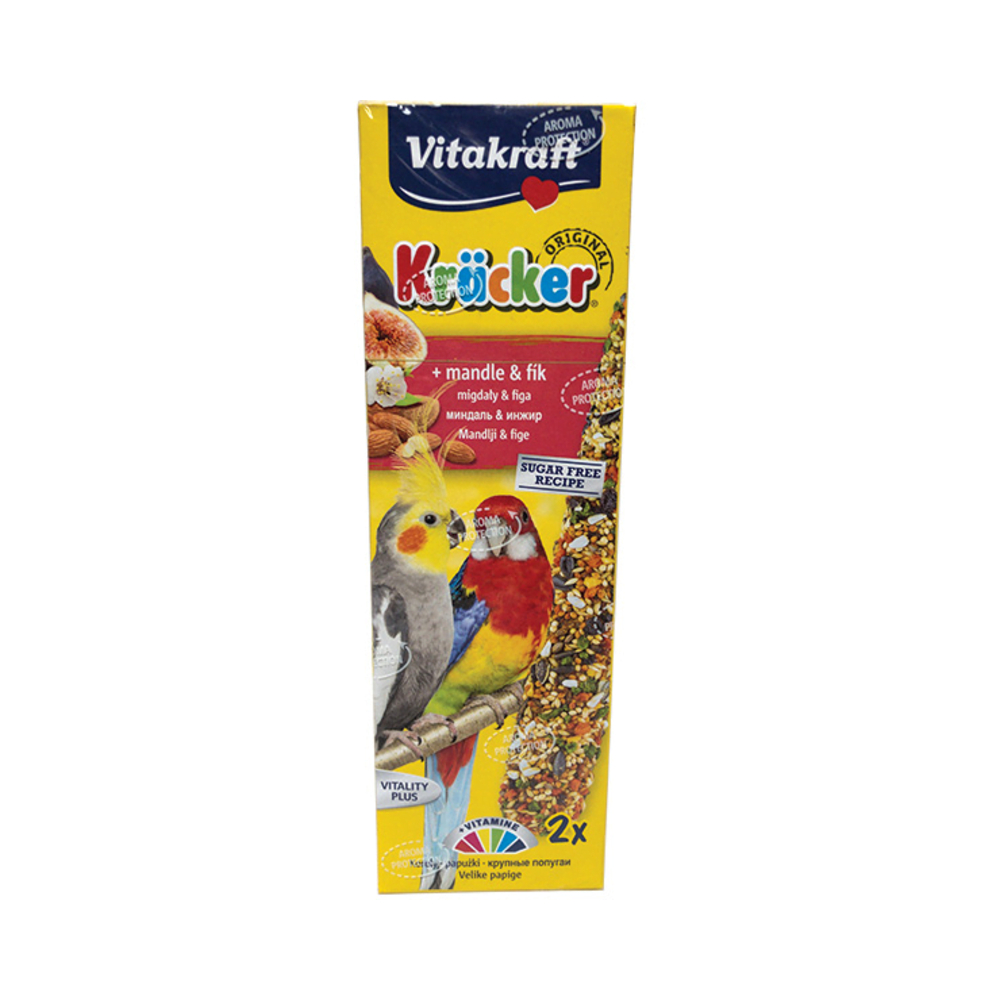 VITAKRAFT KREKER za velike papige badem&smokva 2 kom