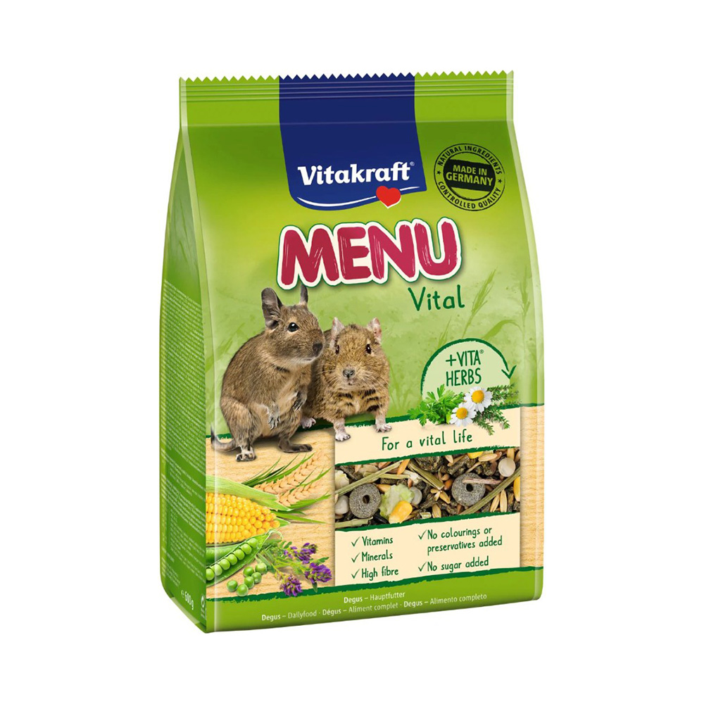 VITAKRAFT HRANA za degue menu 600g