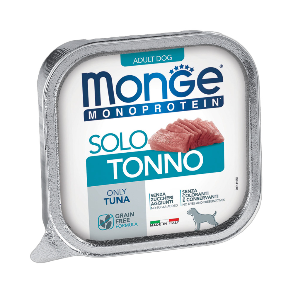 Monge dog PATE MONOPROT 100%tuna 150g