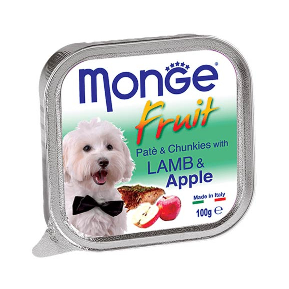 MONGE Fruit pašteta janjetina i jabuka 100 g
