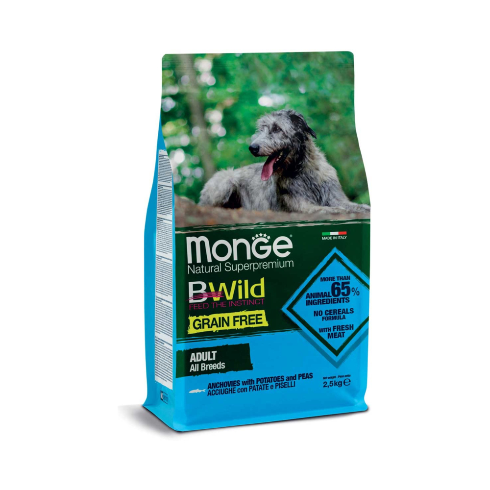 MONGE BW Grain Free Inćun 2,5 kg