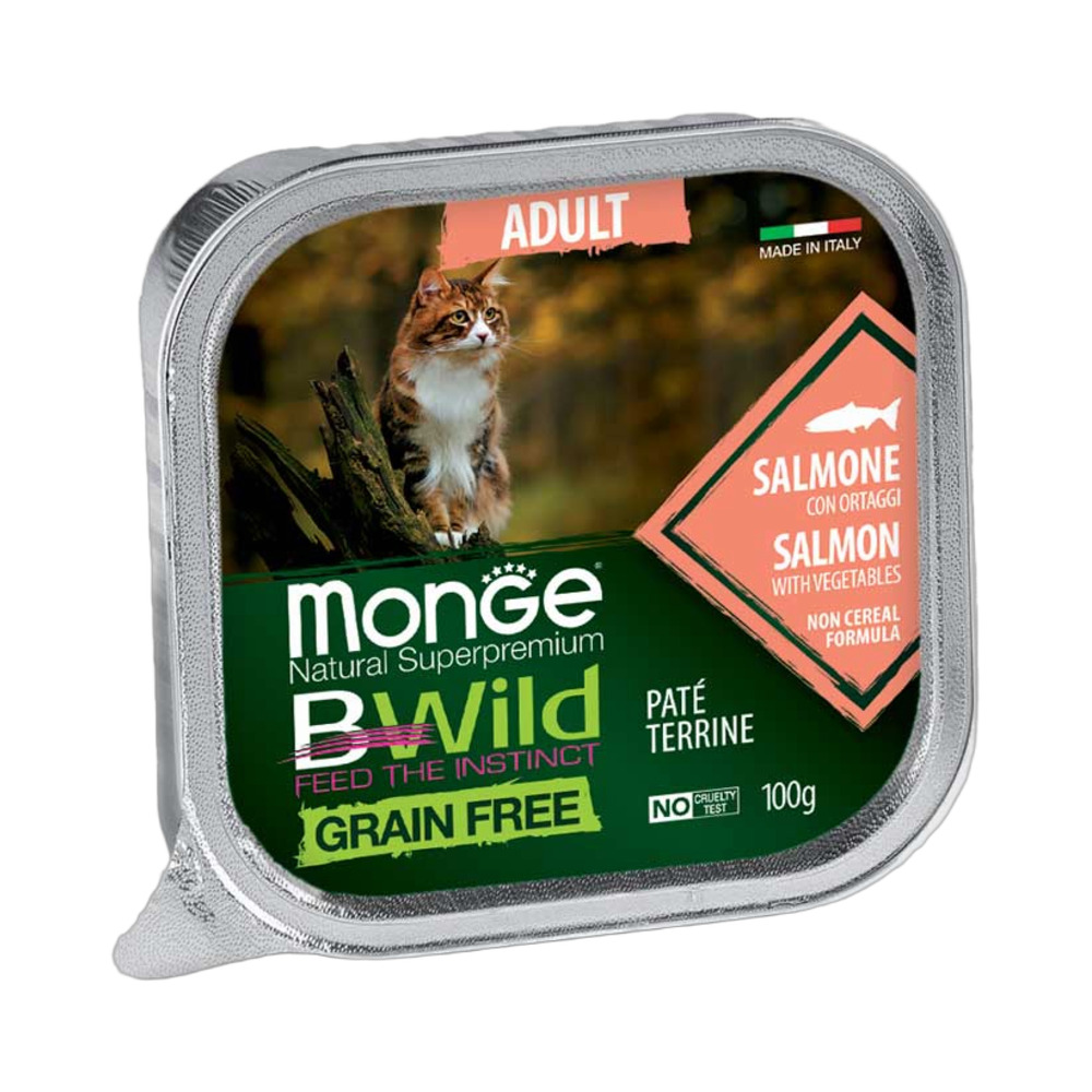 MONGE cat BW Adult losos&povrće 100g