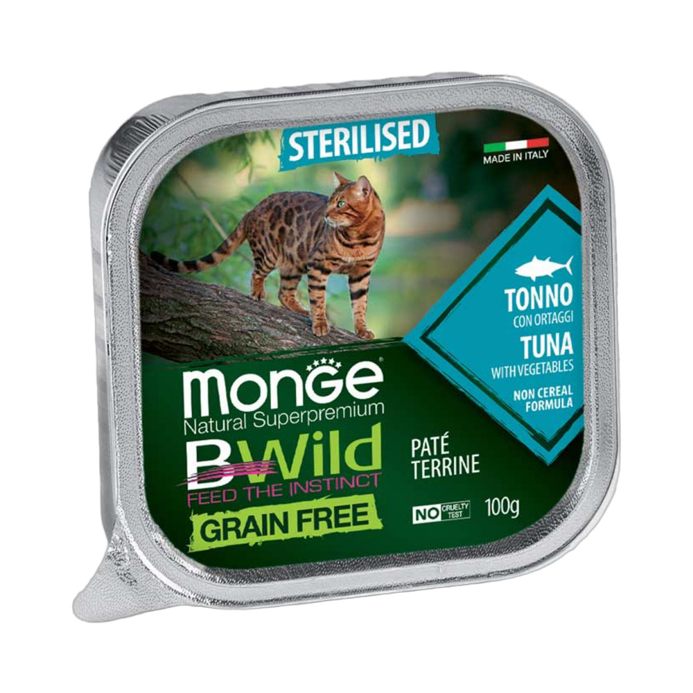 MONGE cat BW Sterilized tuna&povrće 100g