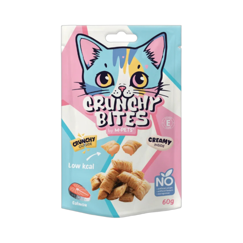 M-PETS CRUNCHY BITES Losos 60g