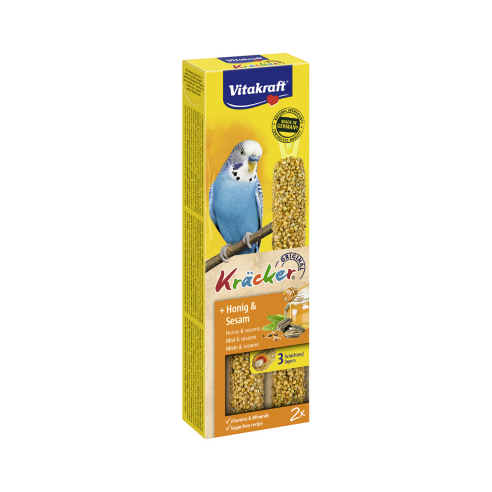 VITAKRAFT Krekeri za male papige s medom 2 kom