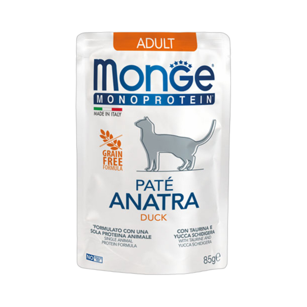 MONGE MONOPROTEIN Cat Adult patka pašteta 85g