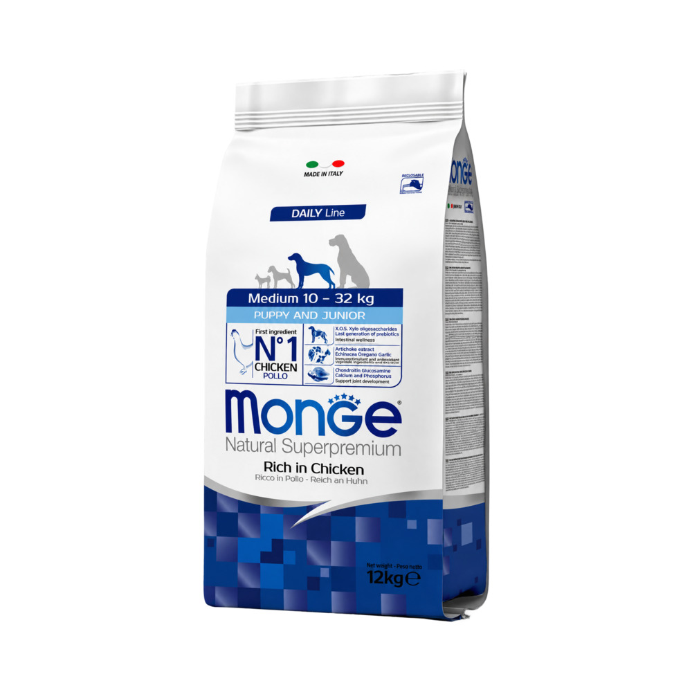 MONGE MEDIUM Puppy & Junior 12kg