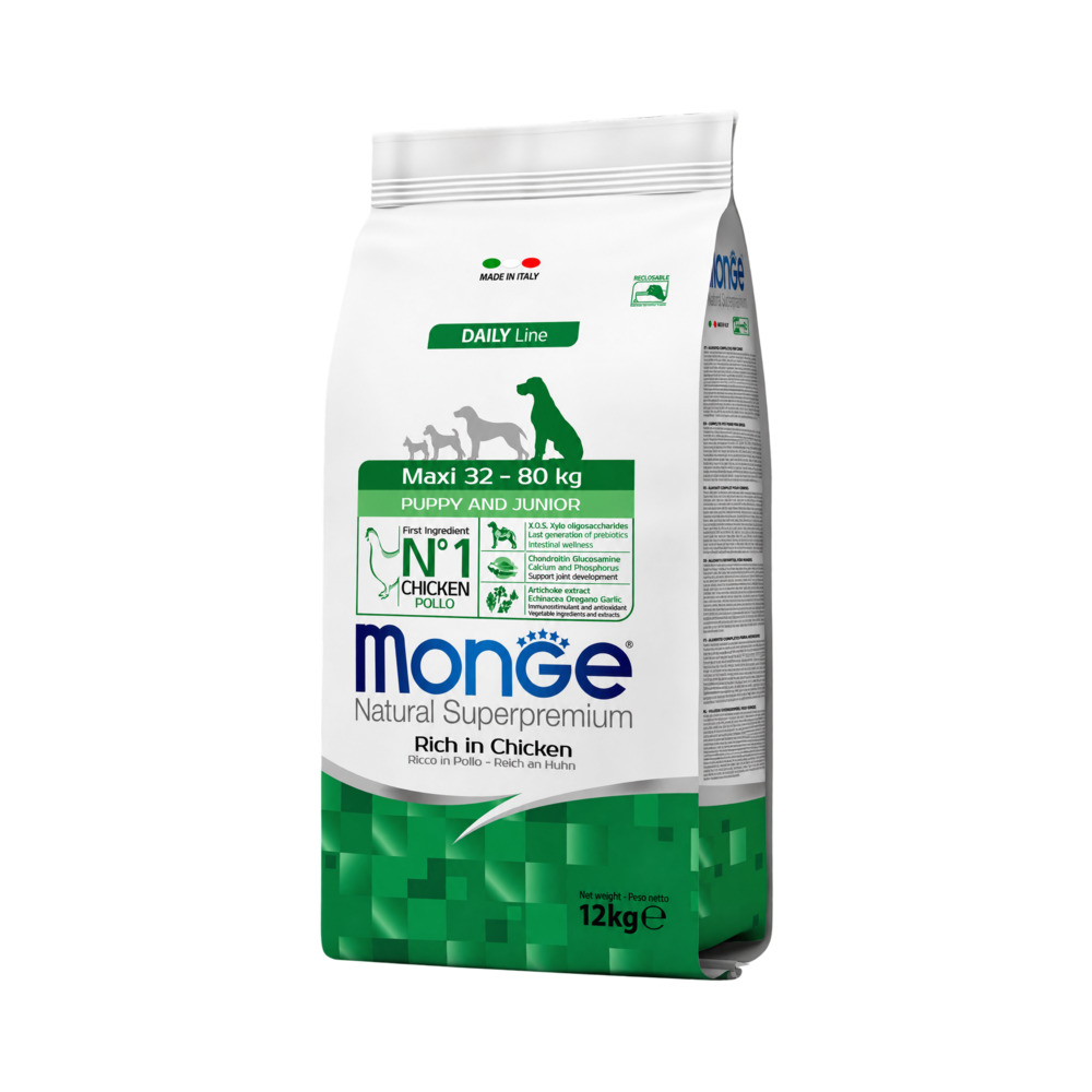 MONGE MAXI Puppy & Junior 12kg