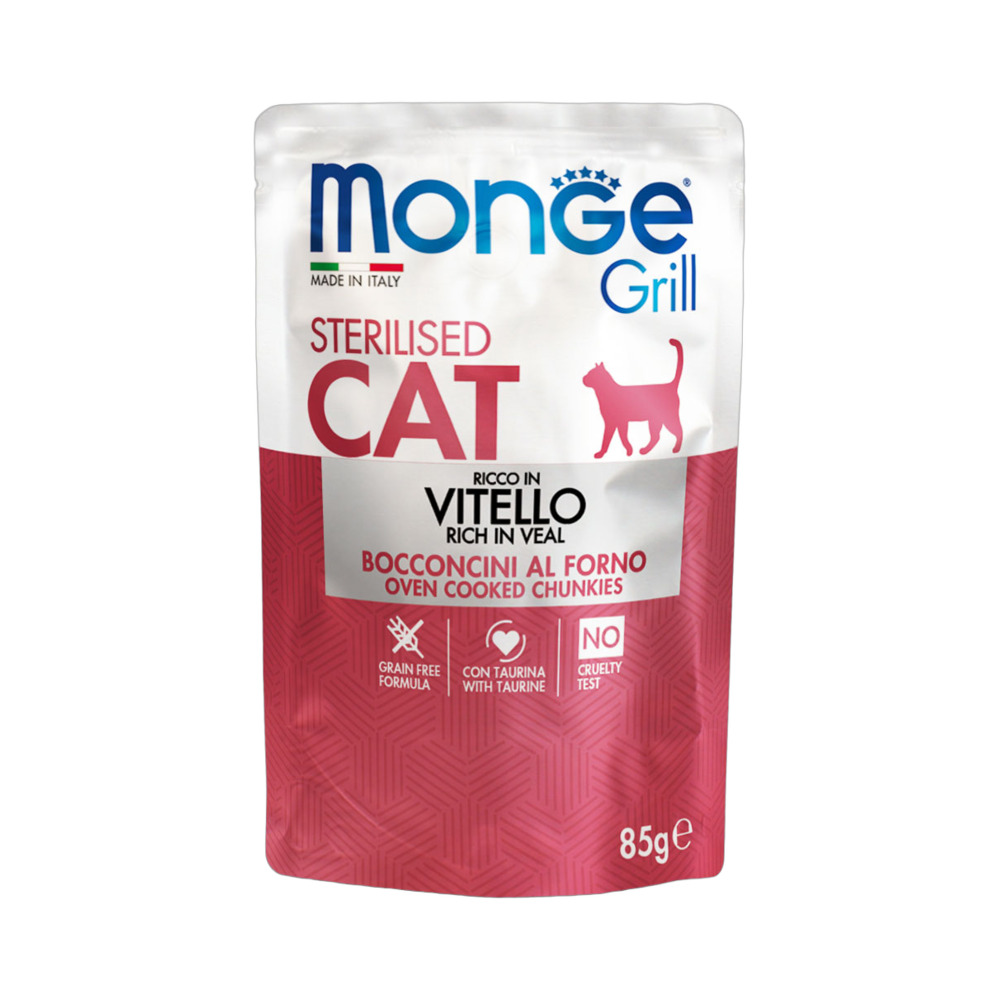 MONGE cat Grill sterilised teletina 85g