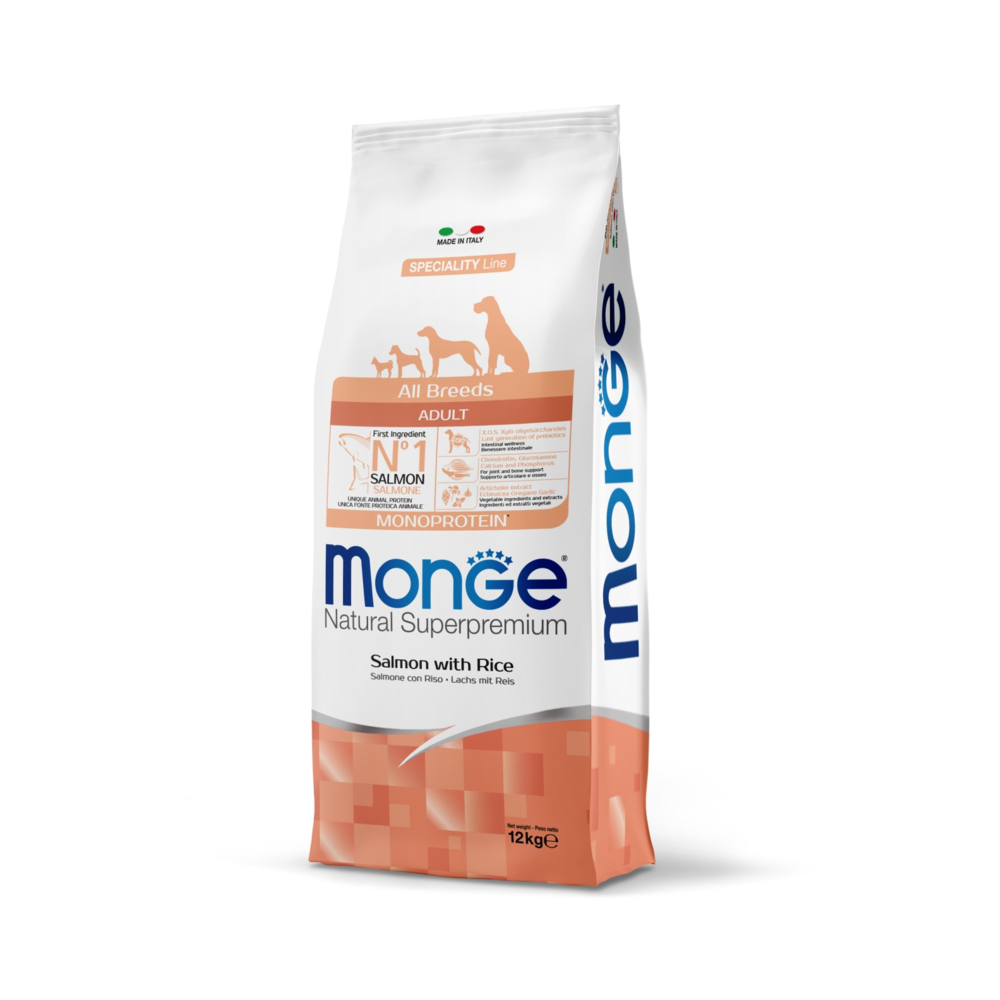 MONGE All breed losos&riža 12kg