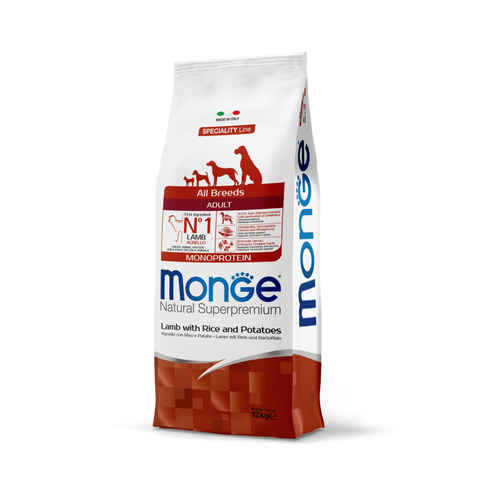 MONGE All breed janjetina&riža 12kg