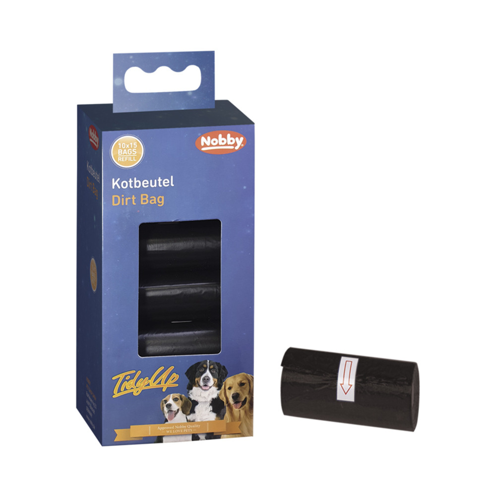 Nobby Vrećice za izmet crna 10x15kom