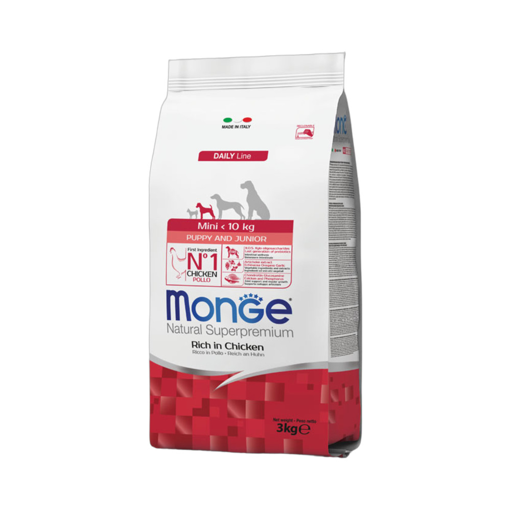 MONGE MINI Puppy & Junior 3kg