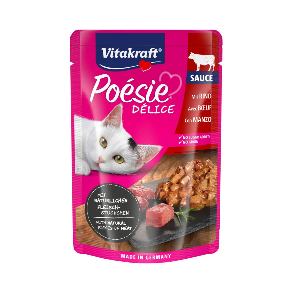 VITAKRAFT Poesie DeliSauce govedina 85g