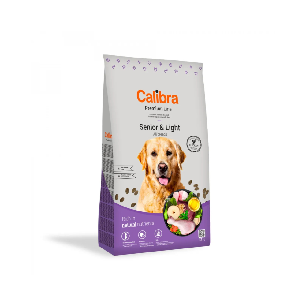 CALIBRA Dog Premium Senior & Light 12 kg