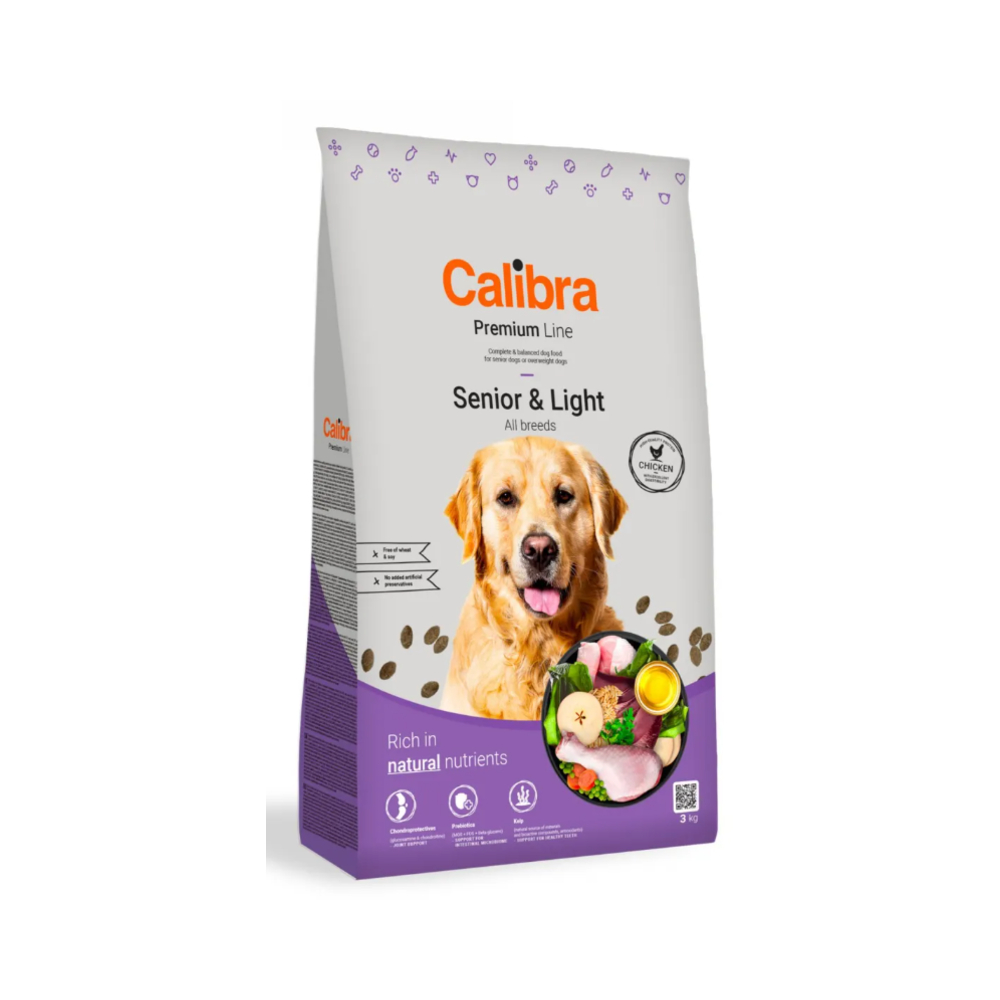 CALIBRA Dog Premium Senior & Light 3 kg