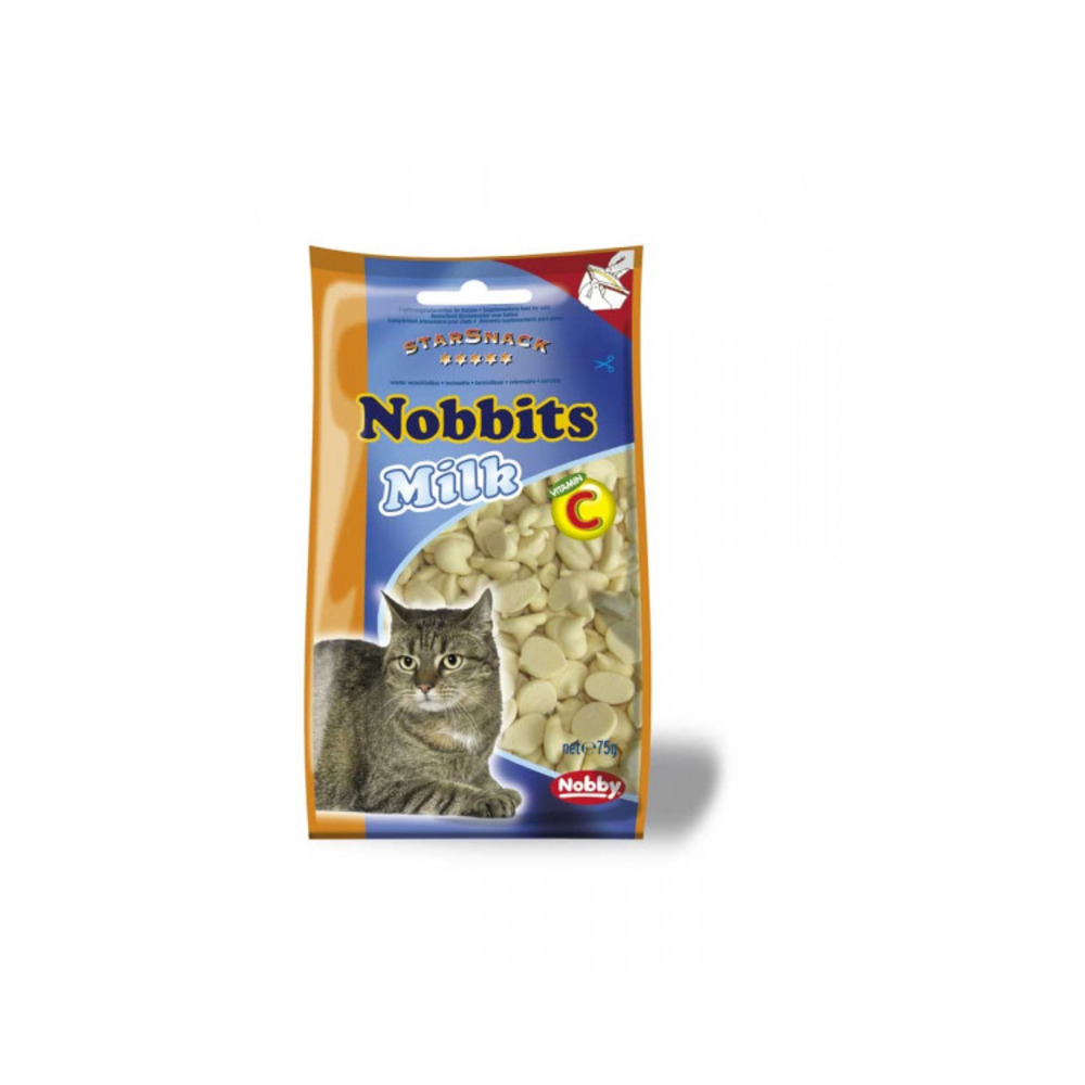 StarSnack Poslastice za mačke Nobbits Milk 75 g