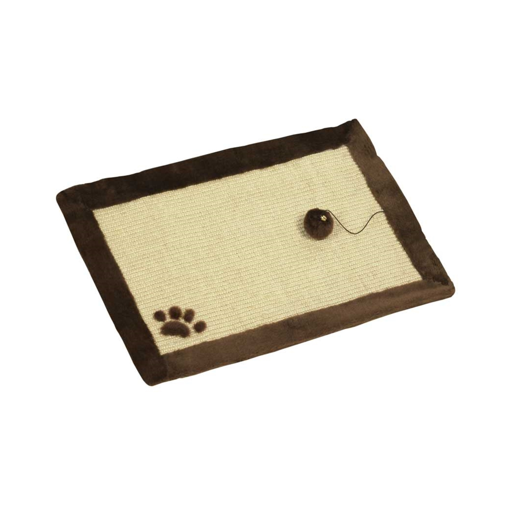 NOBBY Podloga za grebanje PAW smeđa 58x38 cm