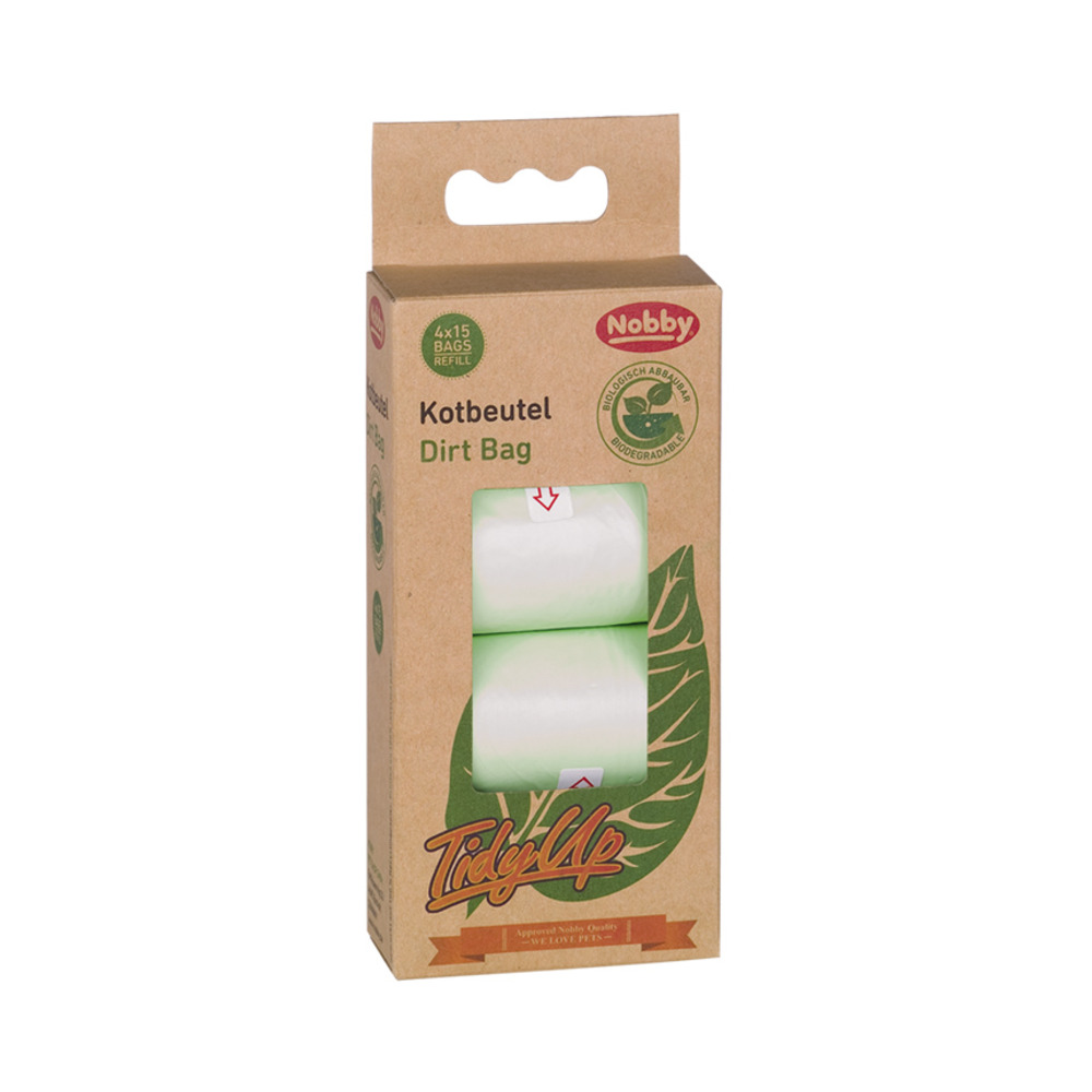 Nobby TidyUp vrećice za izmet biorazgradive zelene 4role