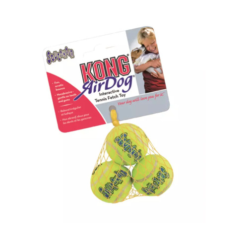 Kong Air Squeaker Tennis Ball X-Small 3kom
