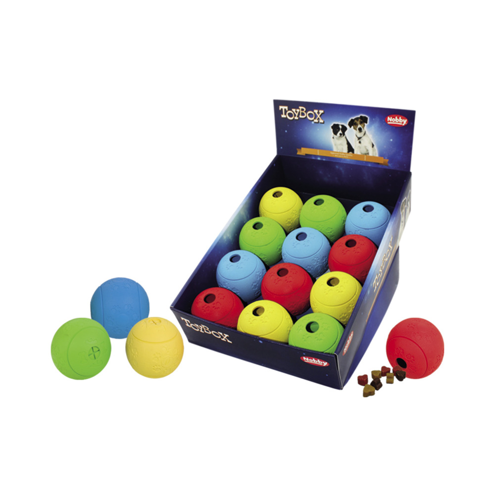 Nobby Igračka gumena snack lopta 8cm