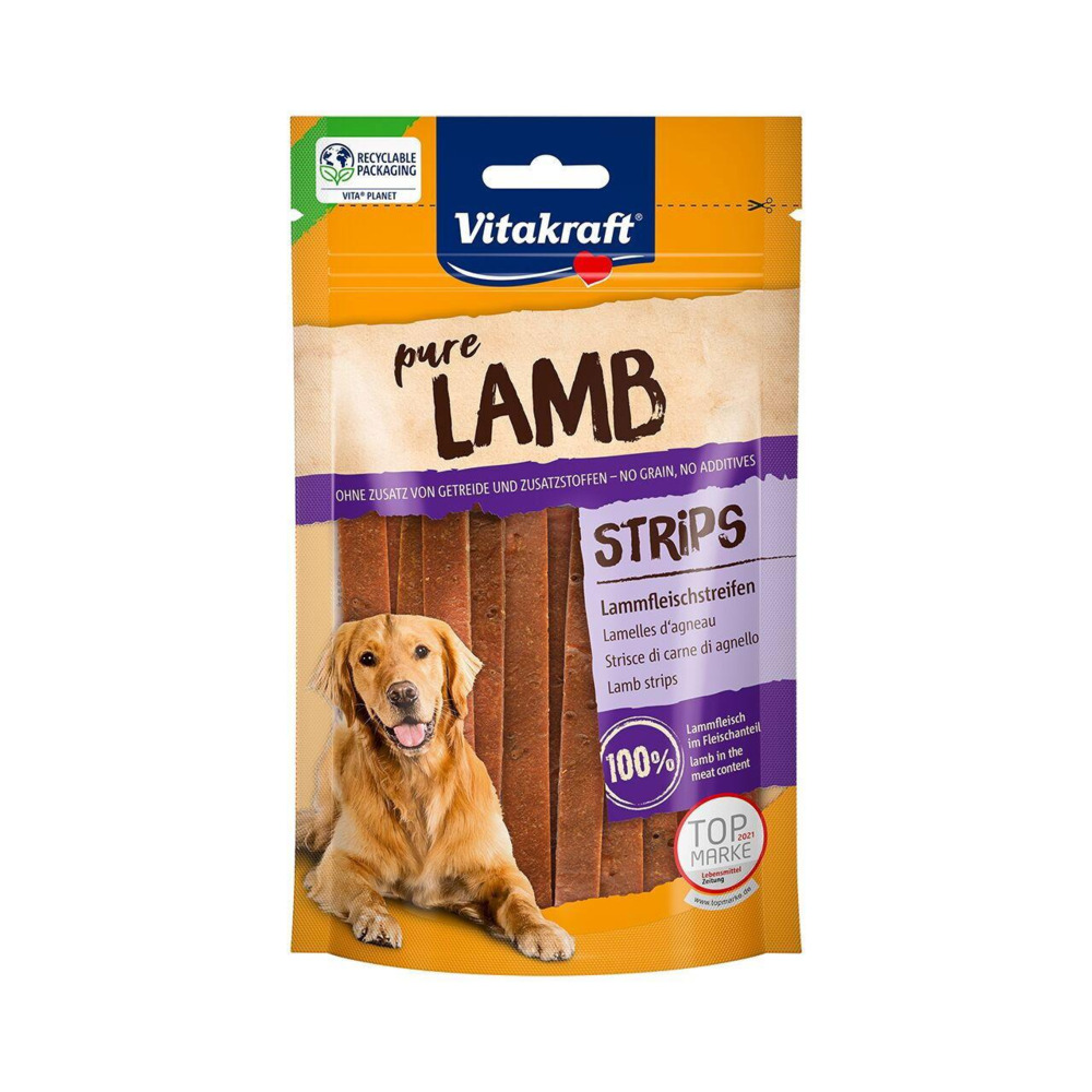 VITAKRAFT Žvakalica strips janjetina 80g