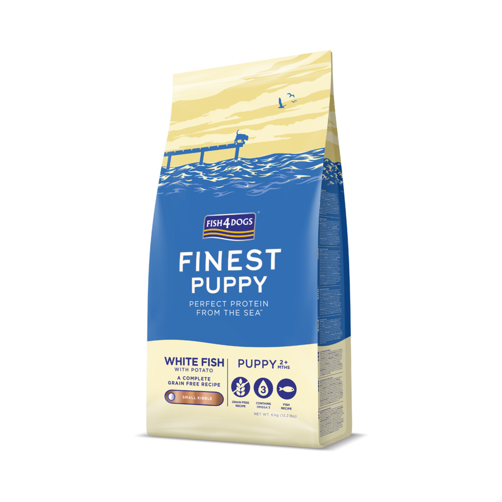 Fish4Dogs Puppy White Fish Small 1,5kg