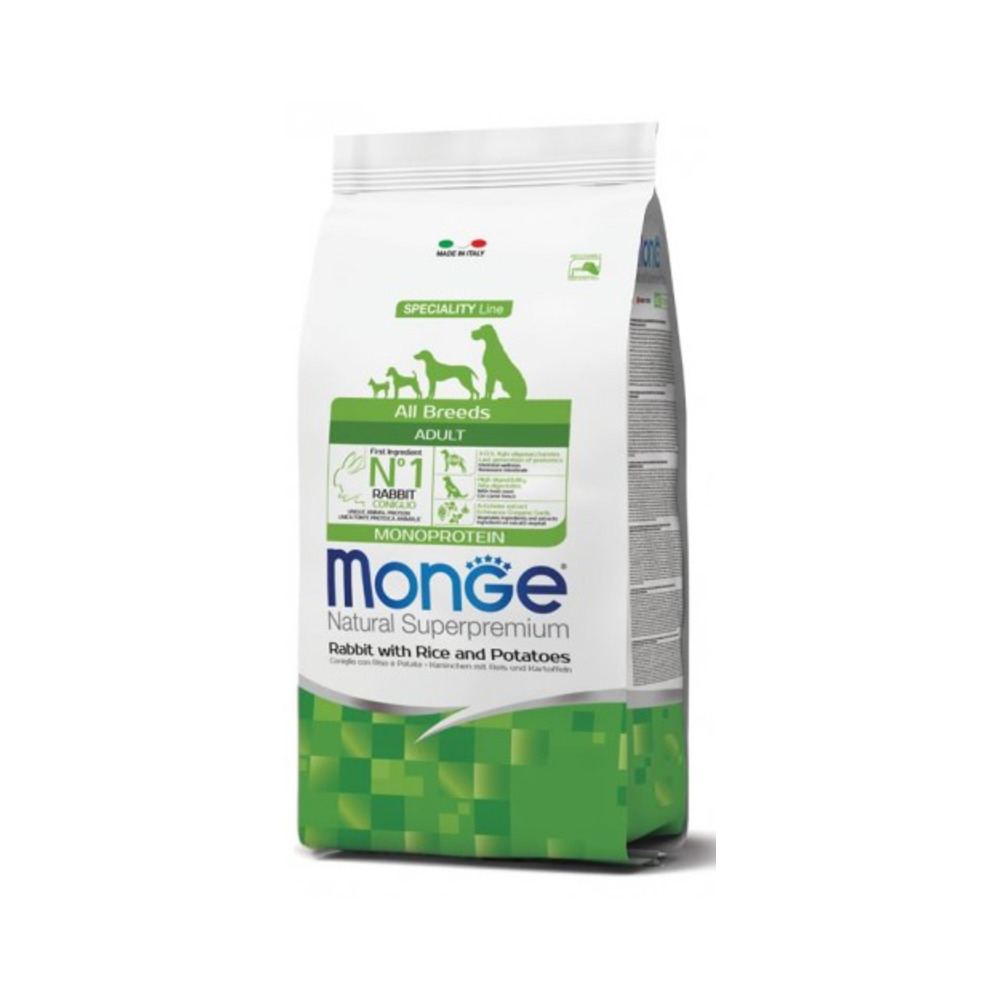 Monge Dog Zec, riža i krompir 12 kg