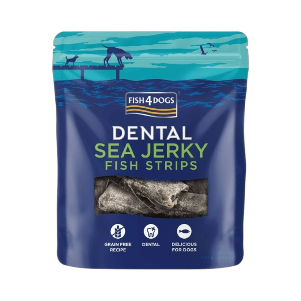 Fish4Dog Dental Fish Strips 100g