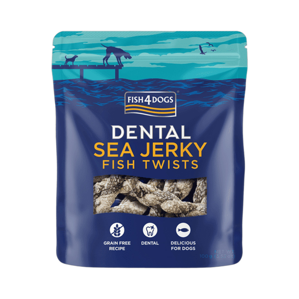 Fish4Dog Dental Fish Twist 100g