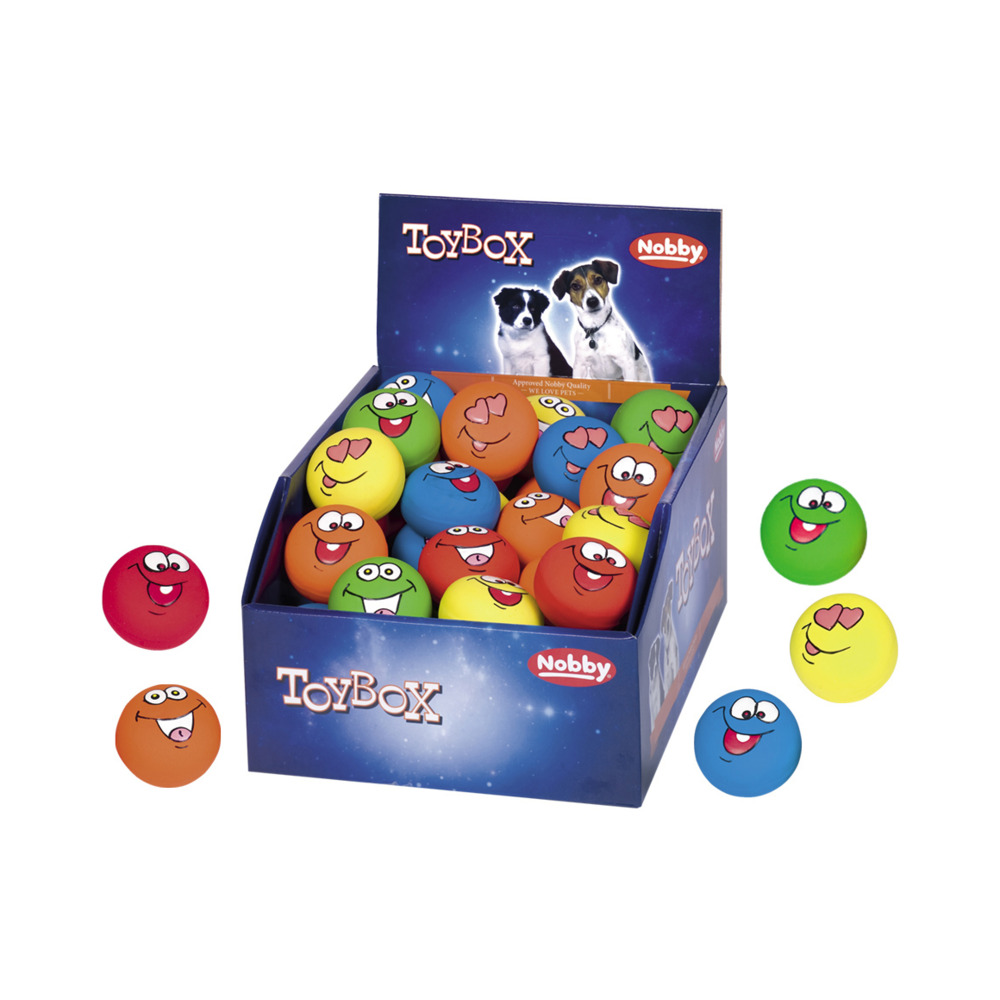 Nobby Igračka lateks smiješna lica 5,5cm