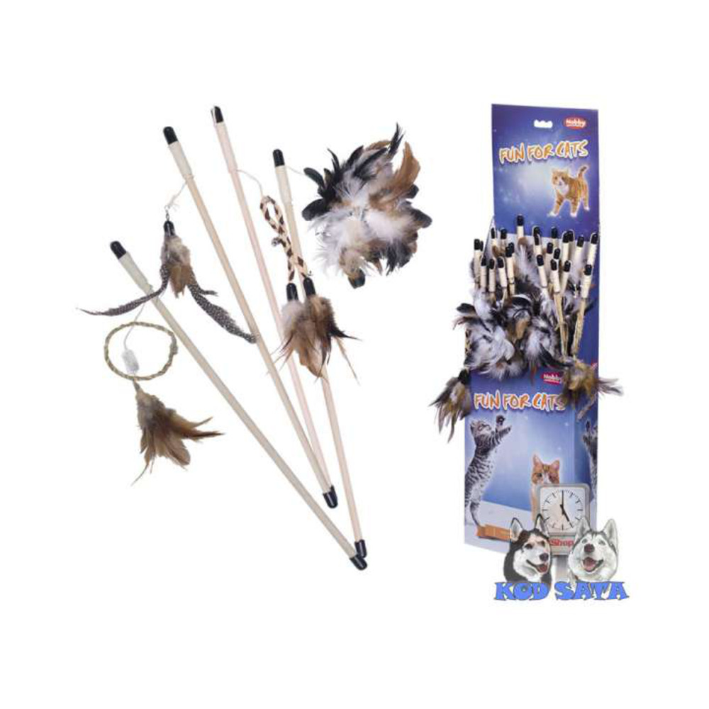 Nobby Igračk drveni štap sa perom