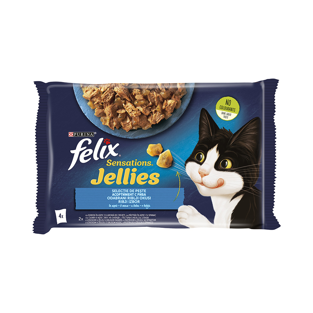 Felix Sensations - losos i pastrva 4x85 g