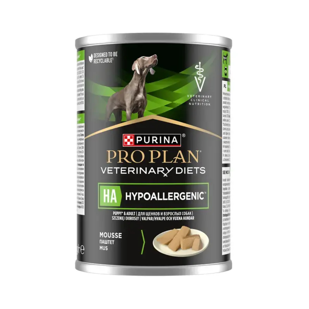 Pro Plan Veterinary Diets Canine HA Hypoallergenic Mousse 400 g