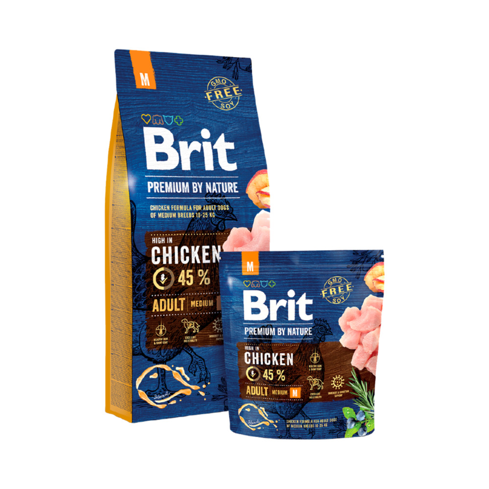 Brit Premium by Nature Adult M 15 kg